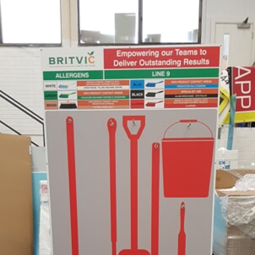 Britvic Rugby Free-Standing Shadow Board