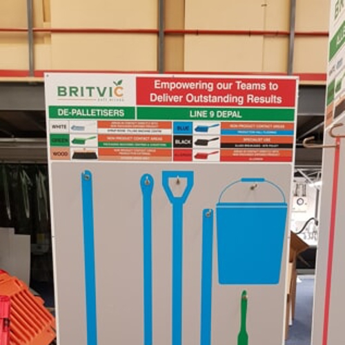 Britvic Rugby Free-Standing Shadow Board
