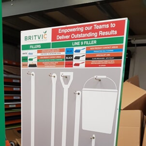 Britvic Rugby Free-Standing Shadow Board