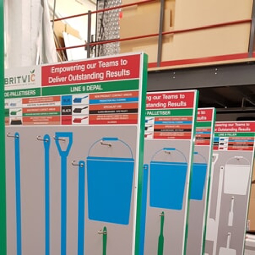 Britvic Rugby Free-Standing Shadow Board