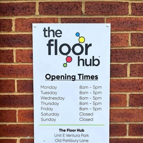Aluminium Business Hours Sign