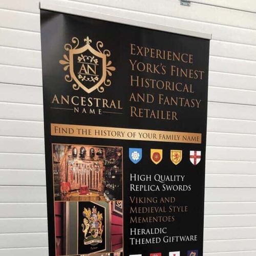 Ancestral Name Pull Up Banner