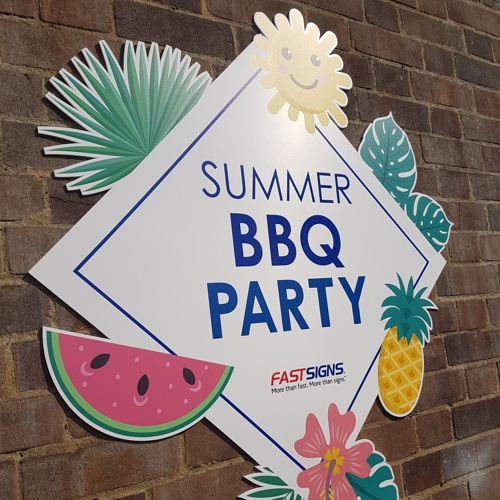 Party wall signage