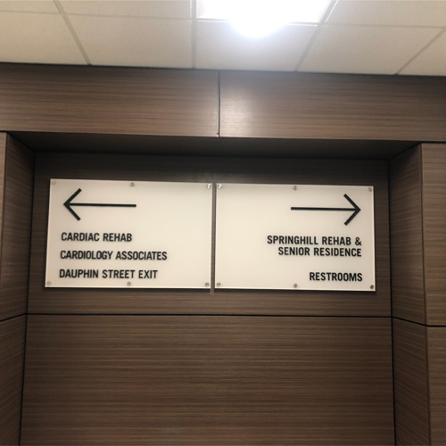 Hospital Interior Signage