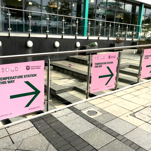 Temperature Station Signage