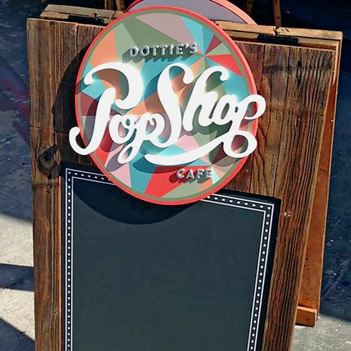 Cafe Standee Sign