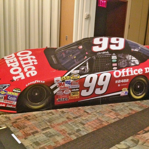 Racing Car Standee