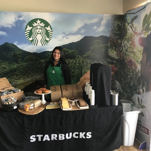 Starbucks display