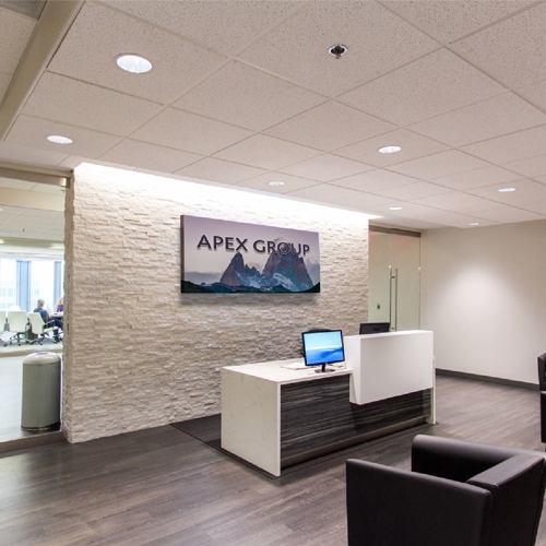 Custom Office Decor with Business Logo