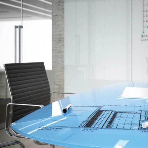 Conference Room Table Glassboard