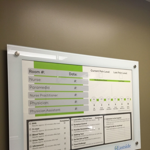 Eastside Medical Center - Bacteria Resistant Glassboard