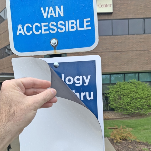 Parking Lot Magnetic Signage