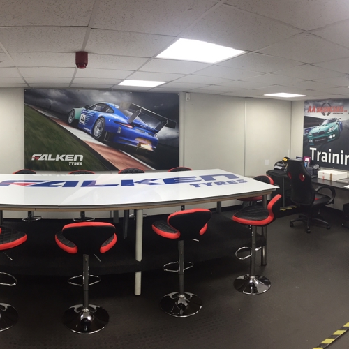 Vinyl Graphics on Table Top