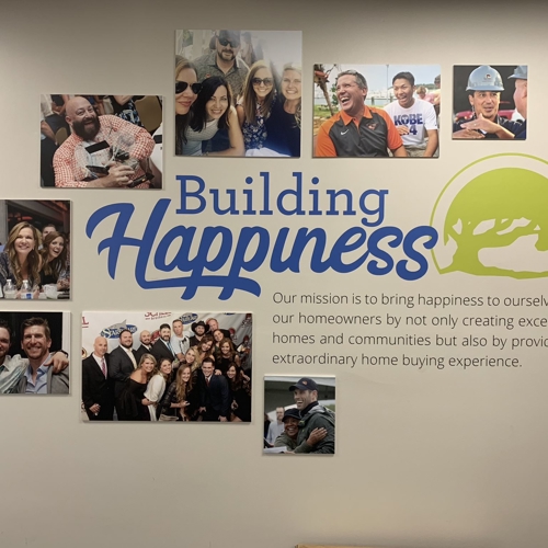 Company Mission Wall Lettering