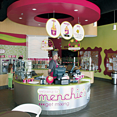 Menchie's Interior Signage