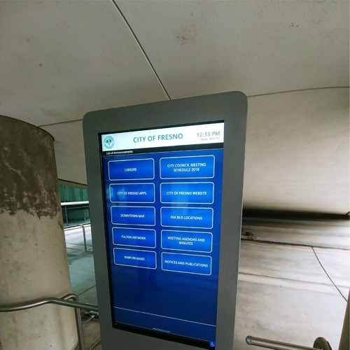 City of Fresno Interactive Digital Signage