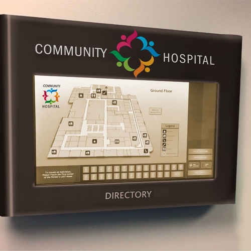 Community Hospital Interactive Digital Signage