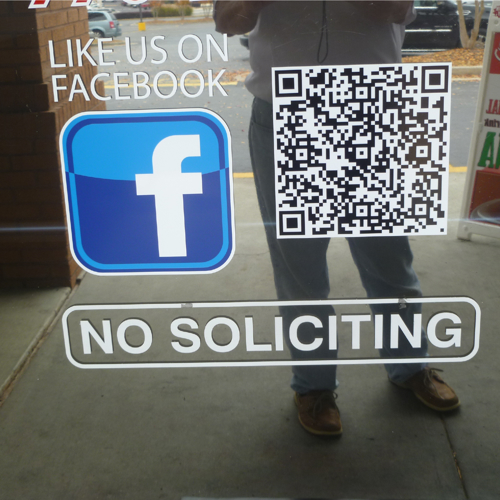 Window QR Code Decal