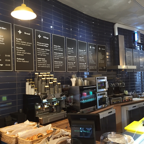 Wall Mounted Menu Boards