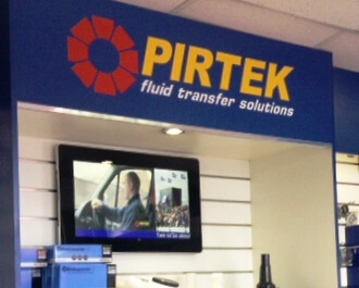 Pirtek digital sign