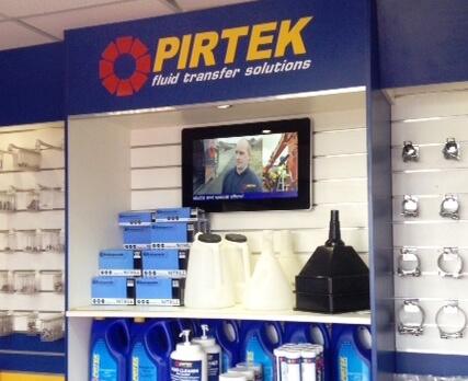 Pirtek digital sign