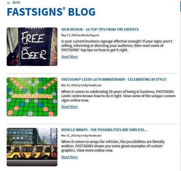 Website launch