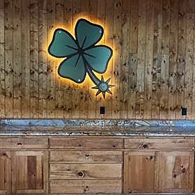 event venue iluminated sign