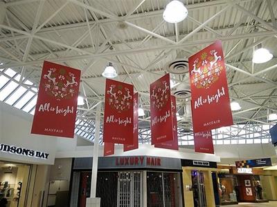 holiday hanging banner