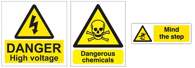 safety signage