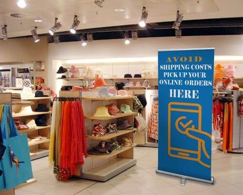 retail bannerstand