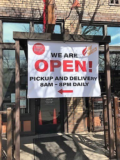 we are open sign