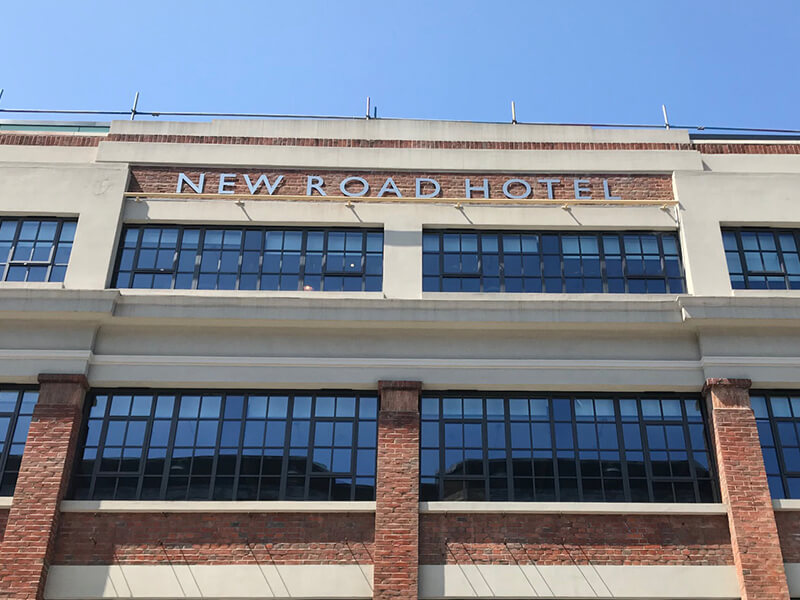 New Road Hotel main sign