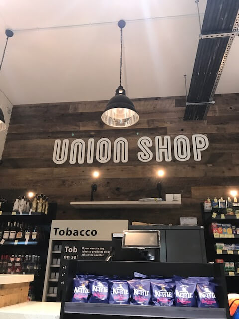 union shop sign