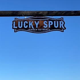 event venue hanging sign