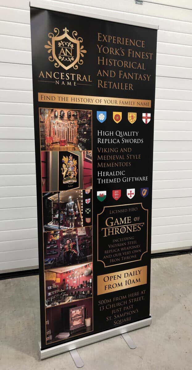 Ancestral Name Pull Up Banner
