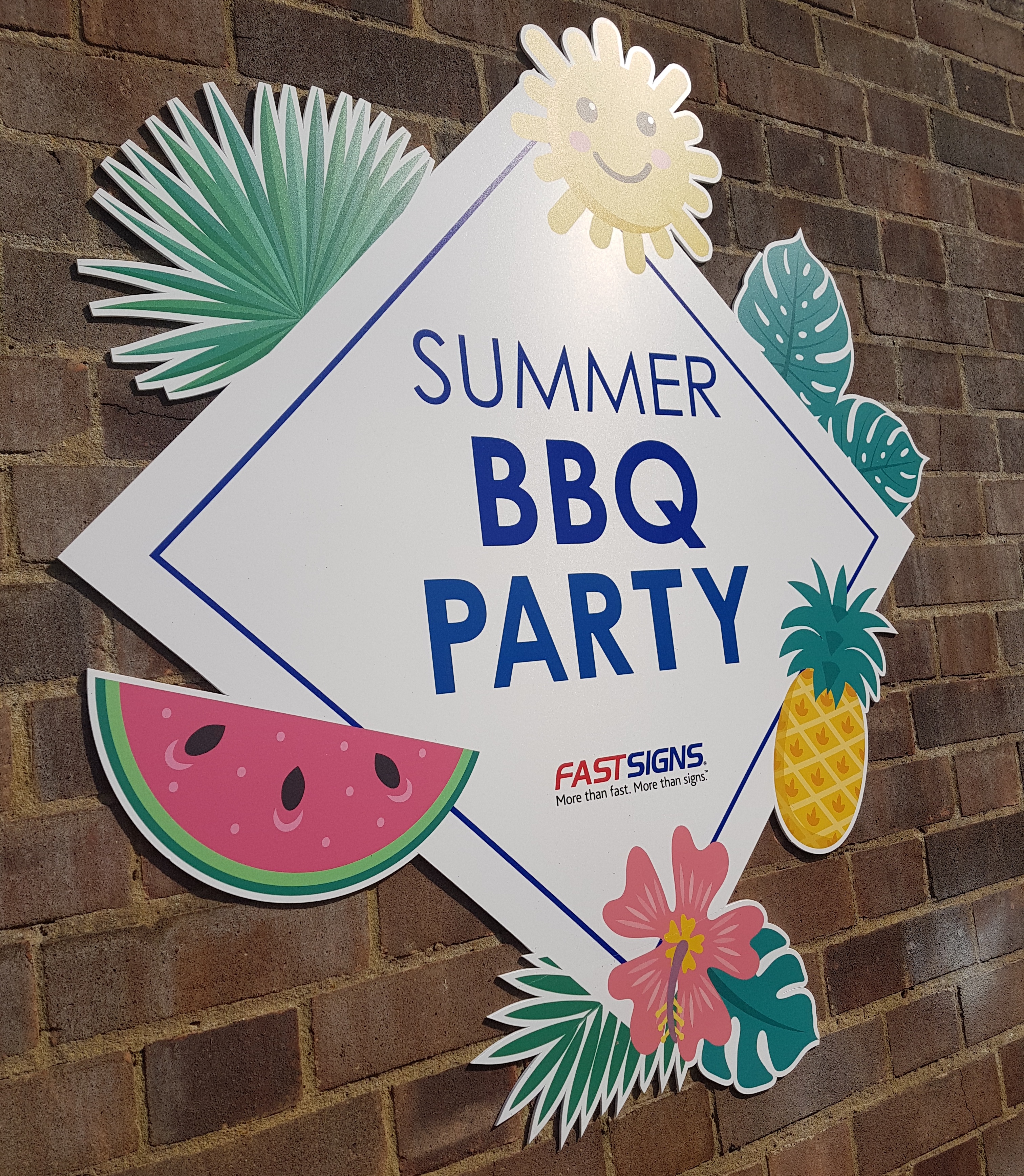 Party wall signage