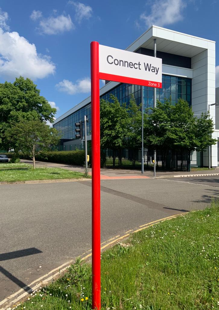 Outdoor Wayfinding Sign