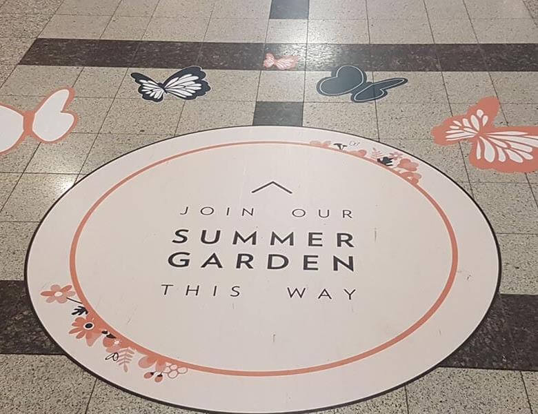 Bentalls floor graphics