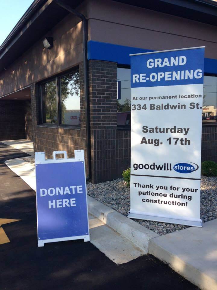 Grand Opening banner stands