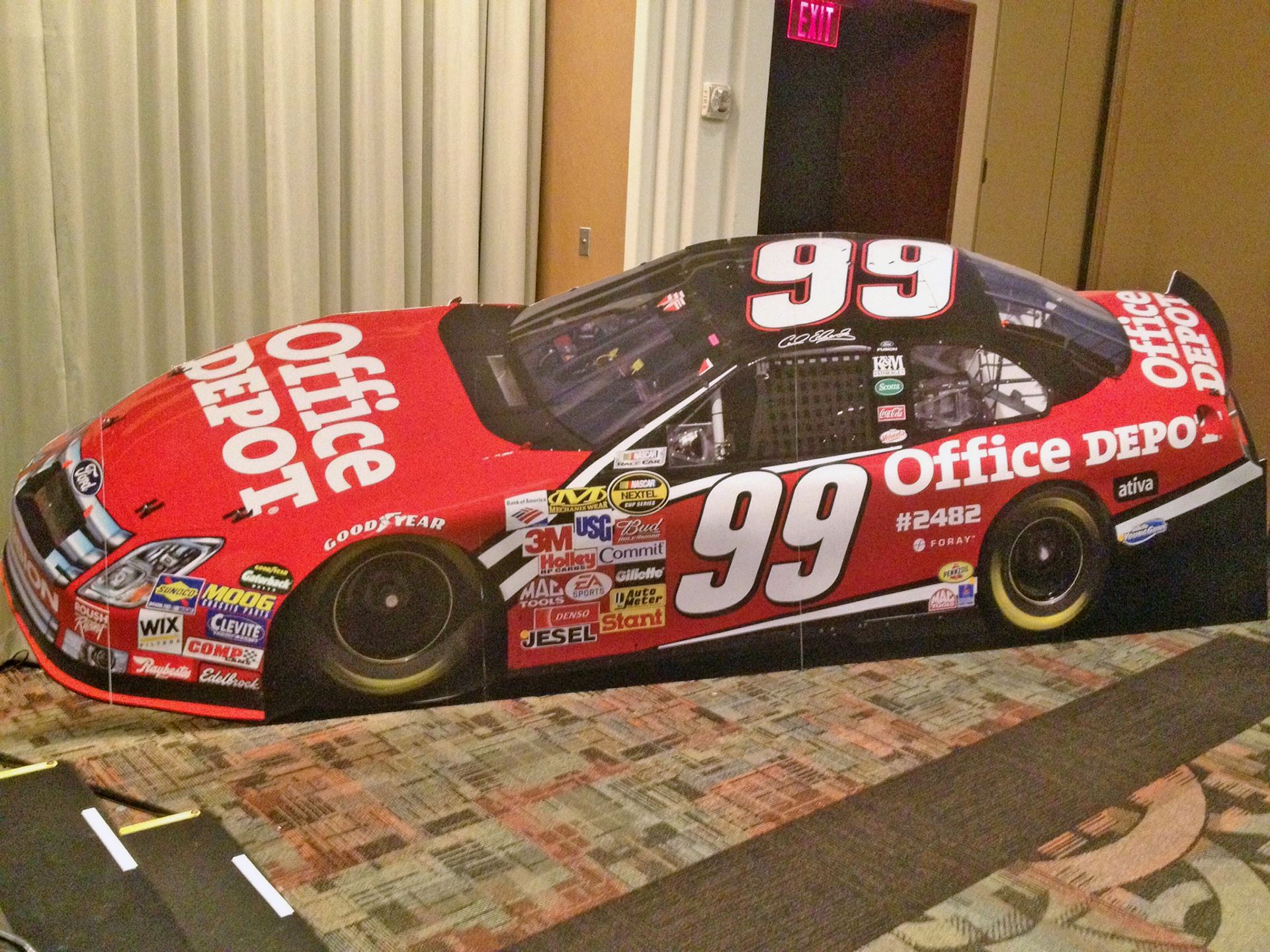 Racing Car Standee