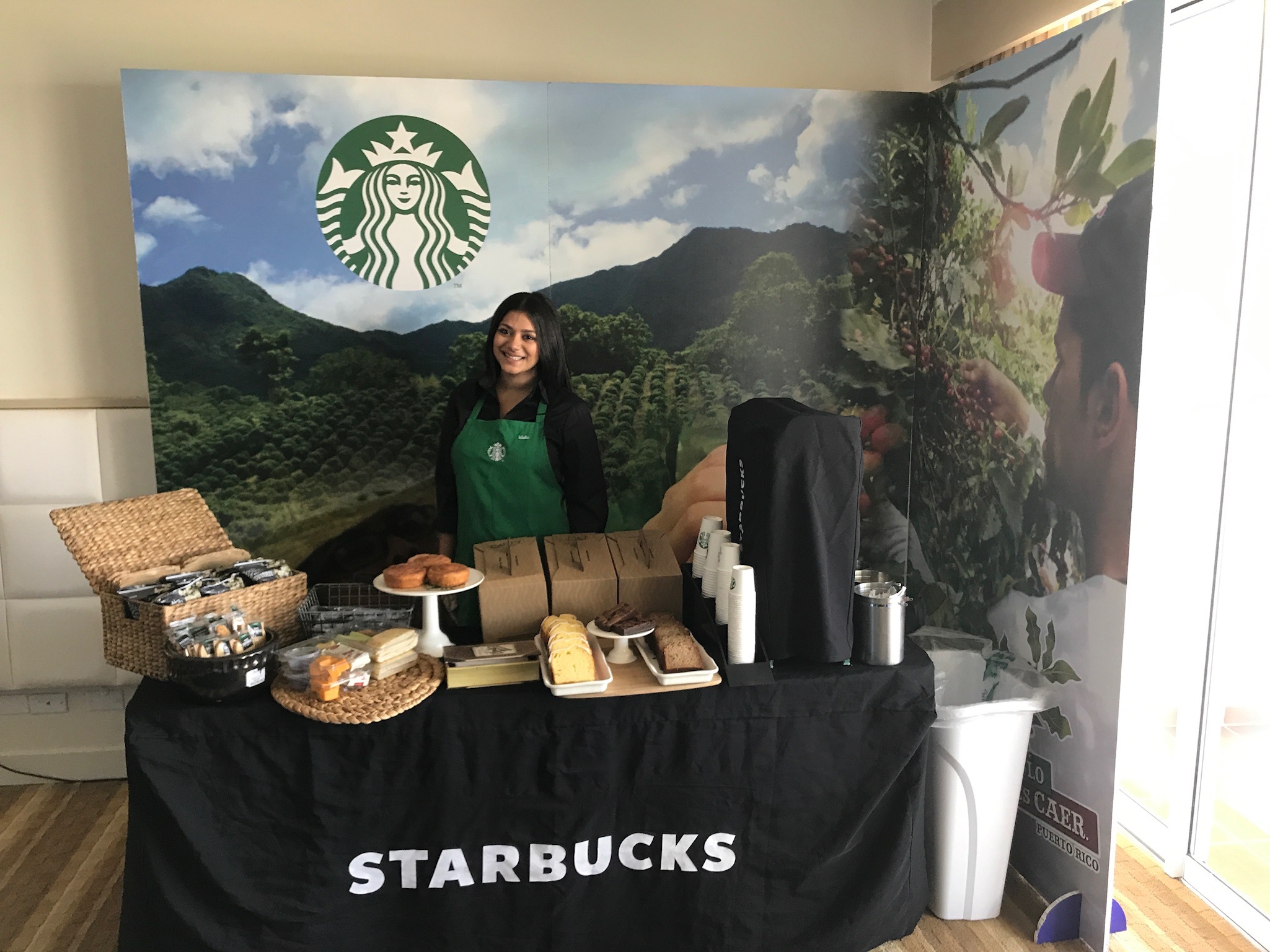 Starbucks display