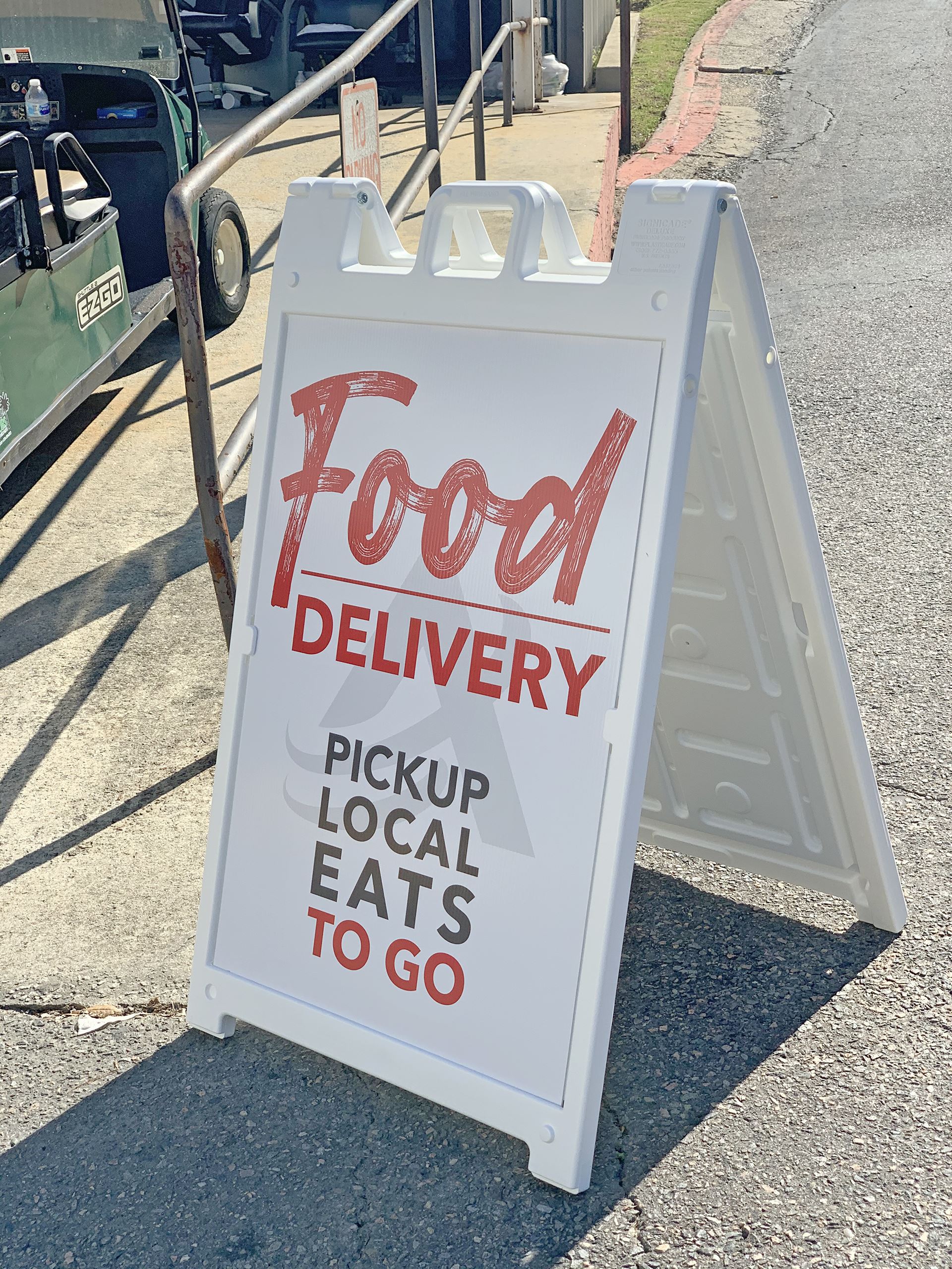 Curbside Service A-Frame