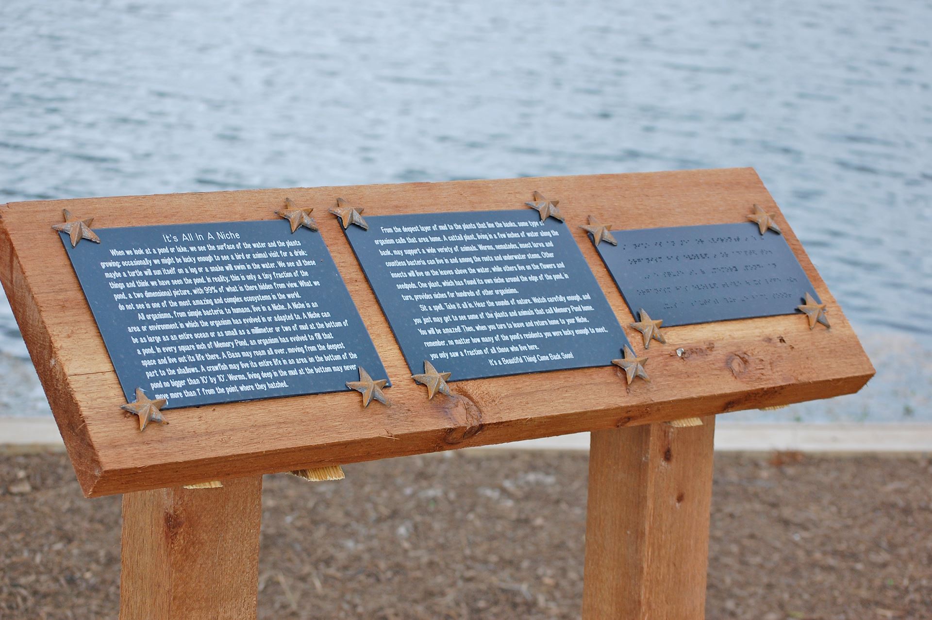 Free Standing Park Sign