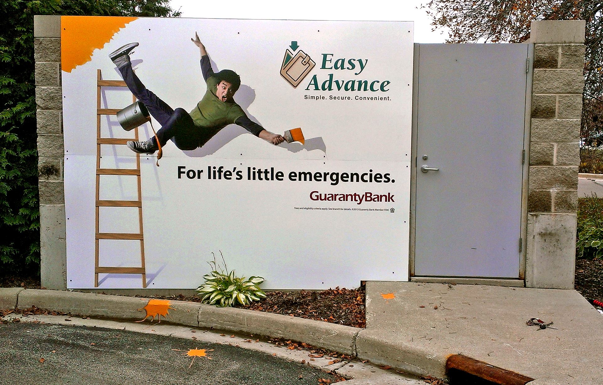 Bank Wall Graphic