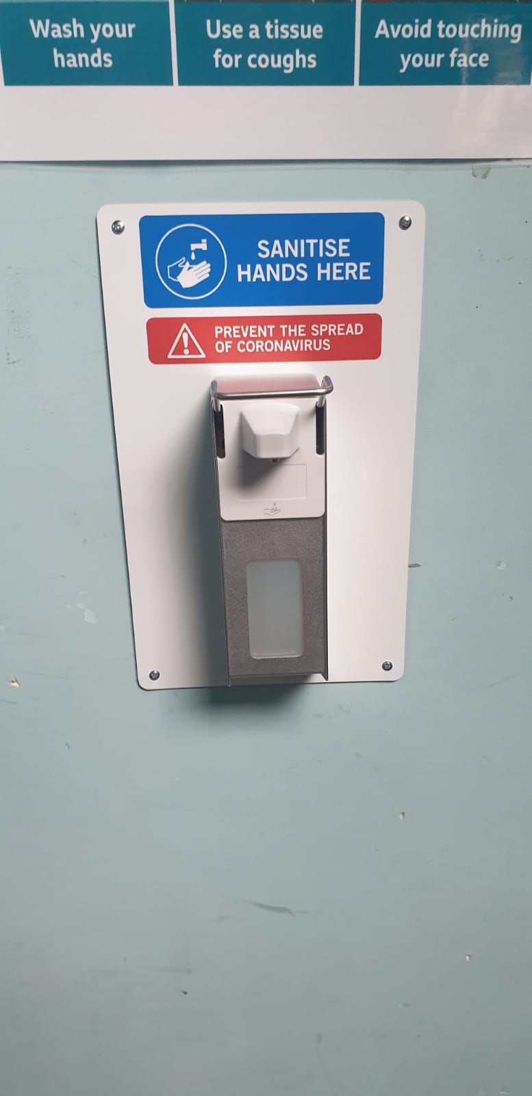 Hand Sanitizing Station