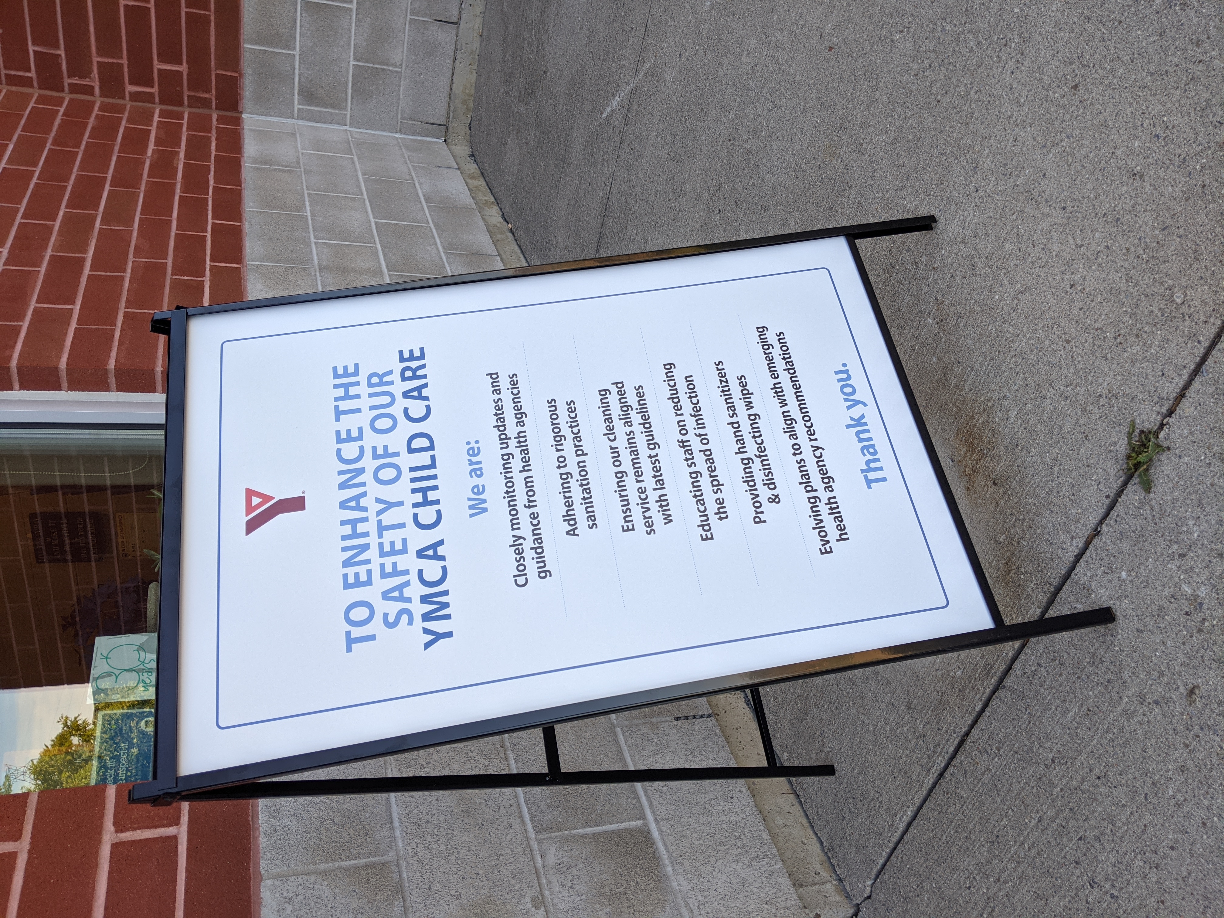 Childcare Safety A-Frame