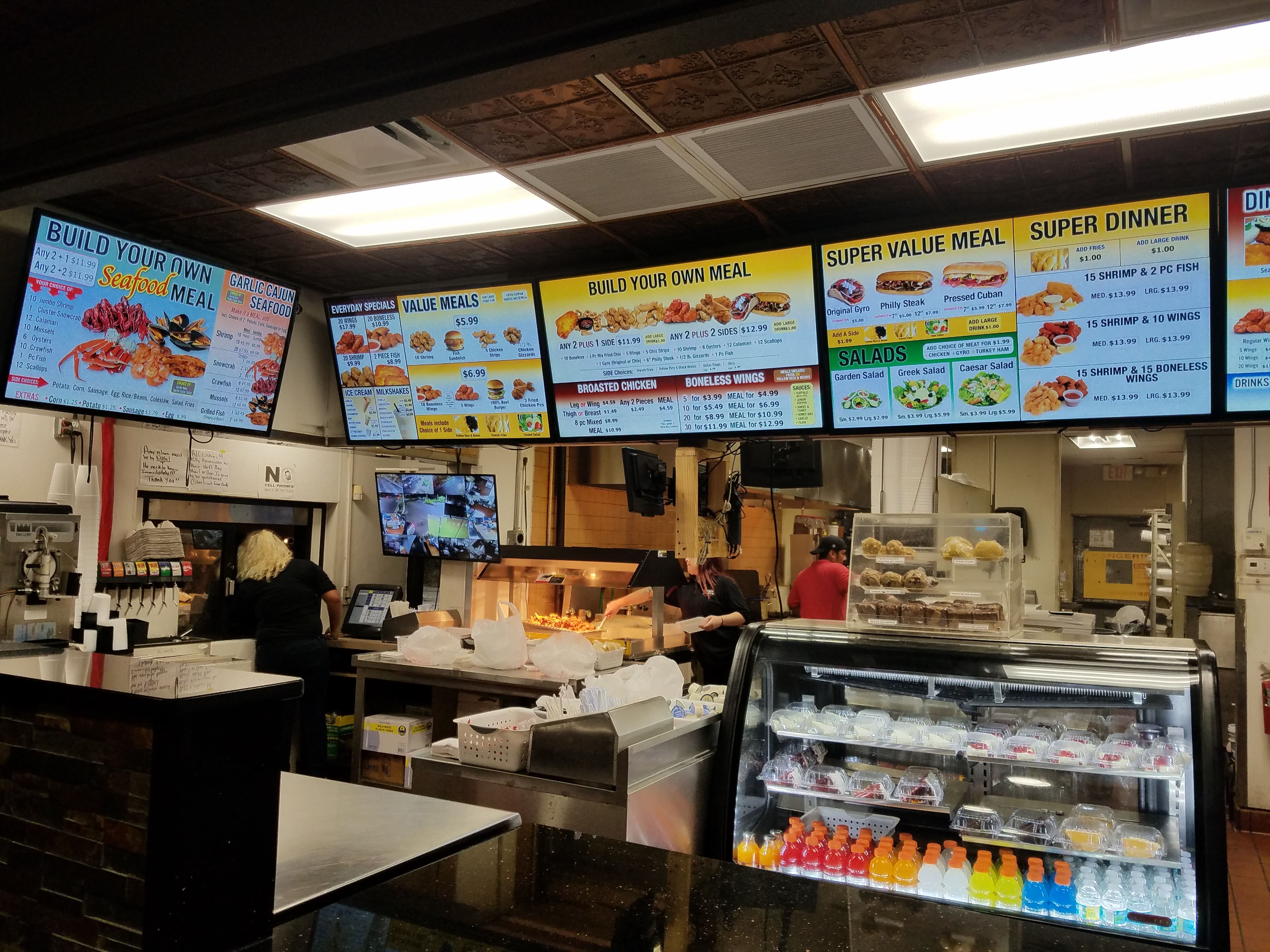Seafood Digital Display Board