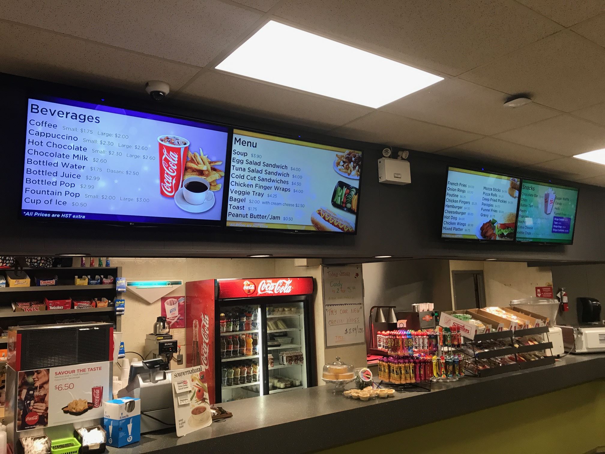 Concession Digital Menu Board