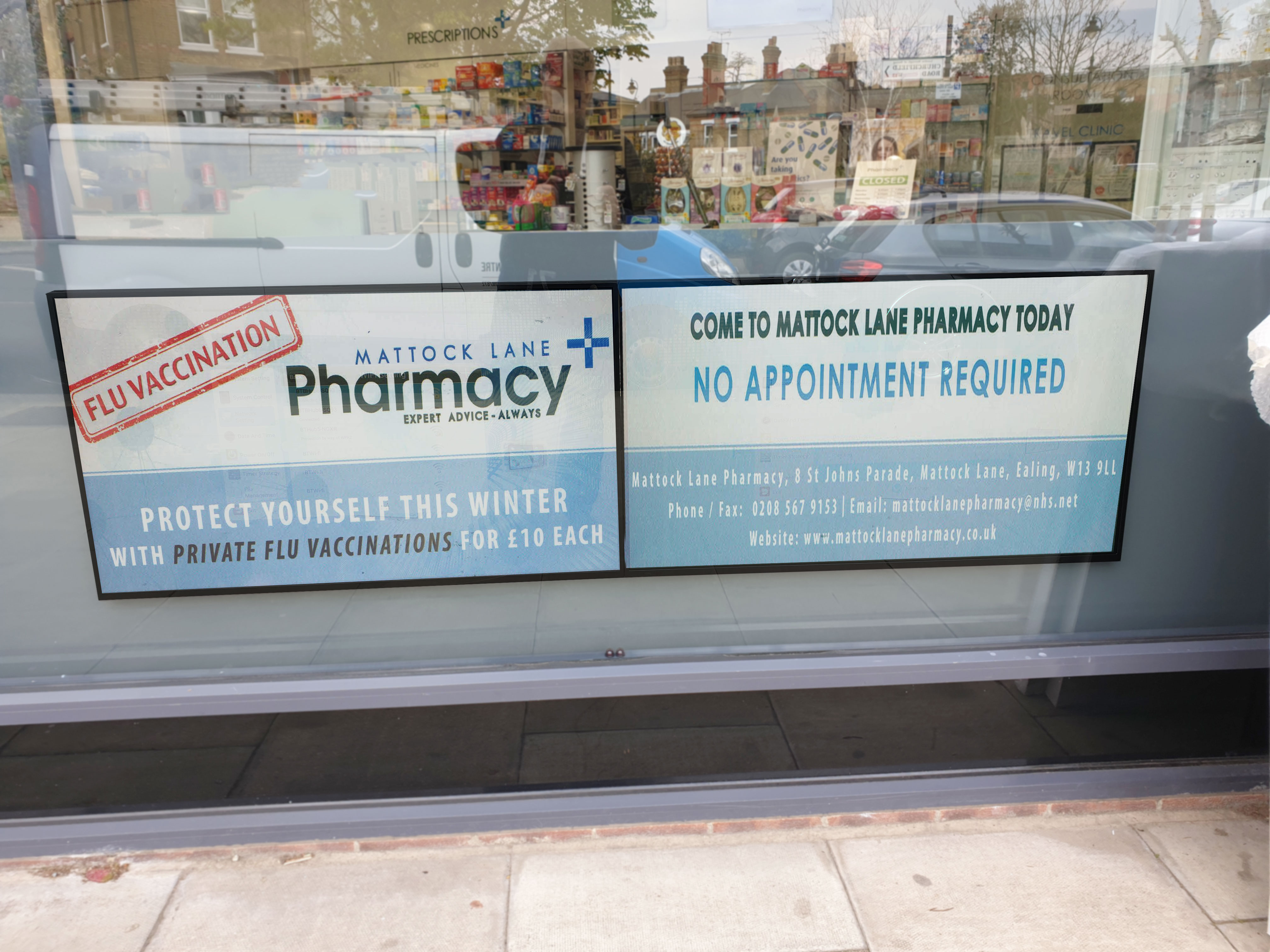 Window LED Display