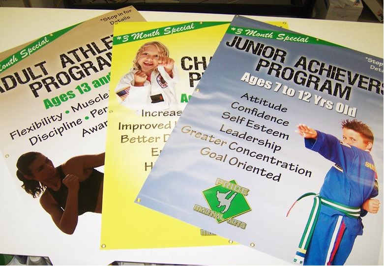 full color printed flyers
